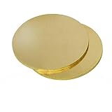 H62 Messingscheibe, runde Platte, Blattdurchmesser 20 mm, 30 mm, 50 mm, 60 mm, 80 mm, 100...