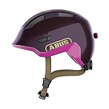 ABUS Kinderhelm Smiley 3.0 ACE LED - Fahrradhelm mit Licht - tiefe Passform &...