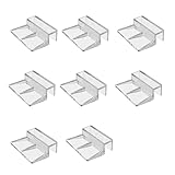 Uitndvyte 8pieces Rahmenlose Aquarien Deckelclip Easy Installation Acrylunterstützung...