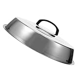 ELAYARD Edelstahl Bbq Steak abdeckung Anti spritzschutz Lebensmitteldeckel Erhöhte Kuppel...