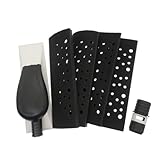 DINESA 200 x 70 mm Schleifklotz, Vakuum-Handschleifer, Schwamm-Pad, staubfrei, schwarzer...
