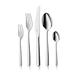 WMF Boston Edelstahl Besteck Set 6 Personen, Essbesteck Set 30 teilig, Monobloc-Messer mit...