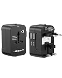 LENCENT Reiseadapter Weltreise Reisestecker für 150+ Länder, Weltweit Universaler...