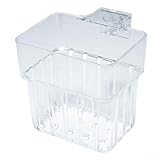 NbgrvB Aquarium Pflanzenhalter Set mit 8 transparenten Kunststoff-Hängetöpfen für...