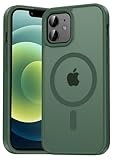 Natiiozie Magnetisch Hülle Kompatibel mit iPhone 12 Mini, Matt Handyhülle...