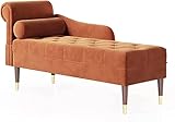 Vesgantti Chaiselongue Samt Recamiere Premium Schlafsofa Relaxliege Sessel Minimalismus...