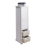 Mendler Badezimmerkommode HWC-H20, Badezimmer Schrank Badschrank Badregal,...