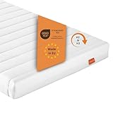 sleepling Matratze 90 x 190 x 11 cm, Rollmatratze Duo Wendematratze, Komfort-...