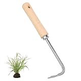 Unkrautstecher Weeder, Edelstahl Garten Manueller, Klein Jäten Werkzeug Unkrautjäter mit...