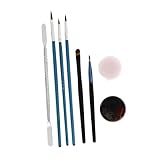 minkissy 1 Satz Creme für Halloween-Narben Gesichts- Wimperntusche Make-up-Wachs...