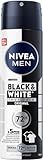 NIVEA MEN Black & White Invisible Deo Spray, Anti-Transpirant mit Anti-Flecken-Formel, mit...