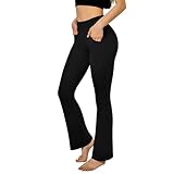 SINOPHANT Flared Yogahose Damen Leggings High Waist Schlaghose Blickdicht Leggins Bootcut...