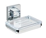 WENKO Vacuum-Loc® Seifenablage Quadro Edelstahl