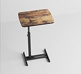 TV-Tablett für kleine Räume, mit 360° drehbarer Tischplatte und höhenverstellbar,...