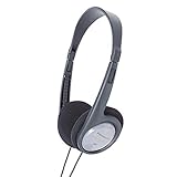 Panasonic RP-HT090E-H Bügelkopfhörer (Kopfhörer mit langem Kabel; TV-Kopfhörer; 3,5mm...