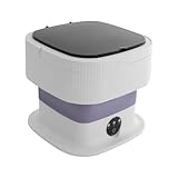Mini Tragbare Waschmaschine 40W Freistehend Camping Miniwaschmaschine 10L Modern Faltbare...