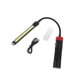 WODHMIEY Flexibles LED-Inspektionslampe, Tragbare Werkstattlampe Mit 18cm Schwanenhals,...