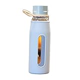 LUTY Premium Cup überarbeitete Wasserflaschen, transparente Wasserflasche mit...
