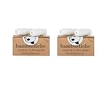 bambusliebe Vegane Zahnseide mit Maisseide Nachfüllpack - 2 Packungen (4 Rollen...
