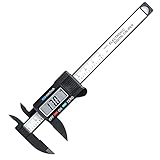 Newaner Messschieber Digital, 150 mm/6' Kohlefaser Schieblehre Digital mit Klarem Lcd und...