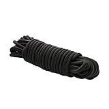 Dreamprint Expanderseil 20 m Schwarz 8 mm Gummiseil Gummischnur Spannseil...
