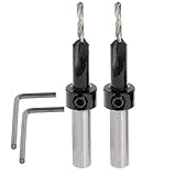 Auniwaig 2,8 x 8 mm Kegelsenker-Bohrer, Stanzwerkzeug mit Sechskantschlüssel, Senkbohrer,...