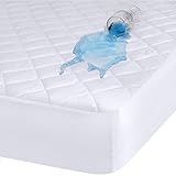 Utopia Bedding Gesteppte wasserdichte Matratzenauflage 180 x 200 cm, Matratzenbezug,...