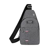 Amagogo Herren Brusttasche Modischer Tagesrucksack zum Angeln Wandern Klettern Reiten...