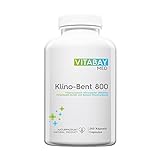 Vitabay Klino-Bent 800 • 240 vegane Kapseln • Zeolith / Bentonit • Tribomechanisch...
