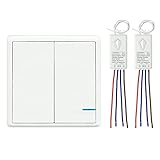 Lichtschalter Set 230V Funkschalter - Thinkbee Ein Aus Funk Taster mit...