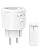 Funksteckdosen mit Fernbedienung - Steckdose GreenSun Smart Plug Ferngesteuerte Stecker...
