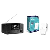 TechniSat DIGITRADIO 570 CD IR – Stereo DAB+ Internetradio & TP-Link RE330 WLAN...