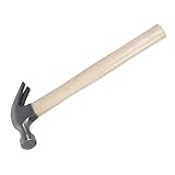 HOMSFOU Trockenbauhammer Mit Holzgriff Tragbarer Klauenhammer Aus Eisen Und Holz...