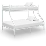 KOIECETA Etagenbett Stockbett Bettgestell Metallbett Bett Hochbett...