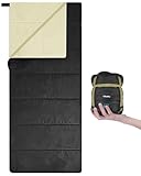 Schlafsack Outdoor, Ohuhu Kleines Packmaß & Ultraleicht (860g) Sommer, Tragbar Leicht...
