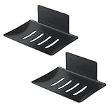 KAIAIWLUO Seifenhalter Aus Edelstahl,2 PCS Seifenschale Seifenhalter ohne Bohren Saugnapf...
