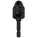 Schnell-Bohrfutter, Dreibacken-Bohrfutter 1/4-Zoll-Sechskantschaft 0,3-6,5 mm...