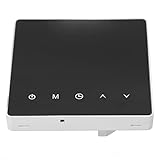 Digitaler Thermostat, 90-240 V ABS-Glas-Smart-Thermostat-Fernbedienung für Duschräume
