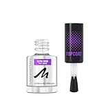 Manhattan Nail Top Coat Ultra Shine, transparenter Überlack mit Hochglanz-Finish für...