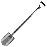 Fiskars Gärtnerspaten für harte, steinige Böden, Spitz, Länge: 125 cm, Hochwertiger...