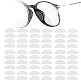 NEPAK 30 Paar Adhesive Nasenpads Brillen Pads & Anti Rutsch Silikon Brillen Pads für...
