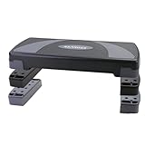 Tenzo-R Fitness Stepboard Stepper Steppbrett Workout 3 Stufen Schwarz Grau...