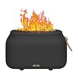 Feuer-Nebel-Luftbefeuchter, Flammeneffekt, USB-Aufladung, Aromatherapie-Diffusor,...