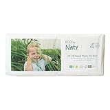 Eco by Naty Plantbased Premium Ökologische Windel mit Öl, Größe 4+, 42...