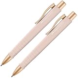 Faber-Castell 205092 - Kugelschreiber Poly Ball pale rose, 2 Stück, mit auswechselbarer...