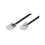Goobay 68578 Telefonkabel RJ11 Stecker auf RJ45 Stecker Flachkabel RJ11 Kabel...