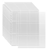 540 Pockets Sammelkarten Hüllen, RISVOWO 30 Doppelseitige Kartenhüllen, 11...