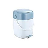 Schritt-für-Schritt-Mülleimer Haushalt Mülleimer mit Deckel Silent Floor Mülleimer...