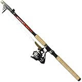 Hecht und Zander Angelset 270 – Ruten- & Rollen-Combo zum Spinnfischen – Komplettset...