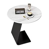 SXSCARKX Sofa, Nordic Light Luxury Rock Slab runder Couchtisch, Schlafzimmerbett,...